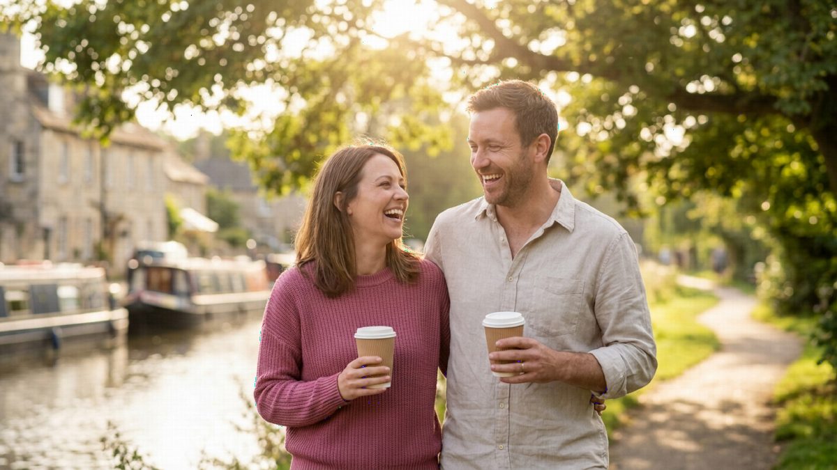 Why Date Locally in Staines? — The town's vibrant High Street, independent cafés, and stunning riverside setting give